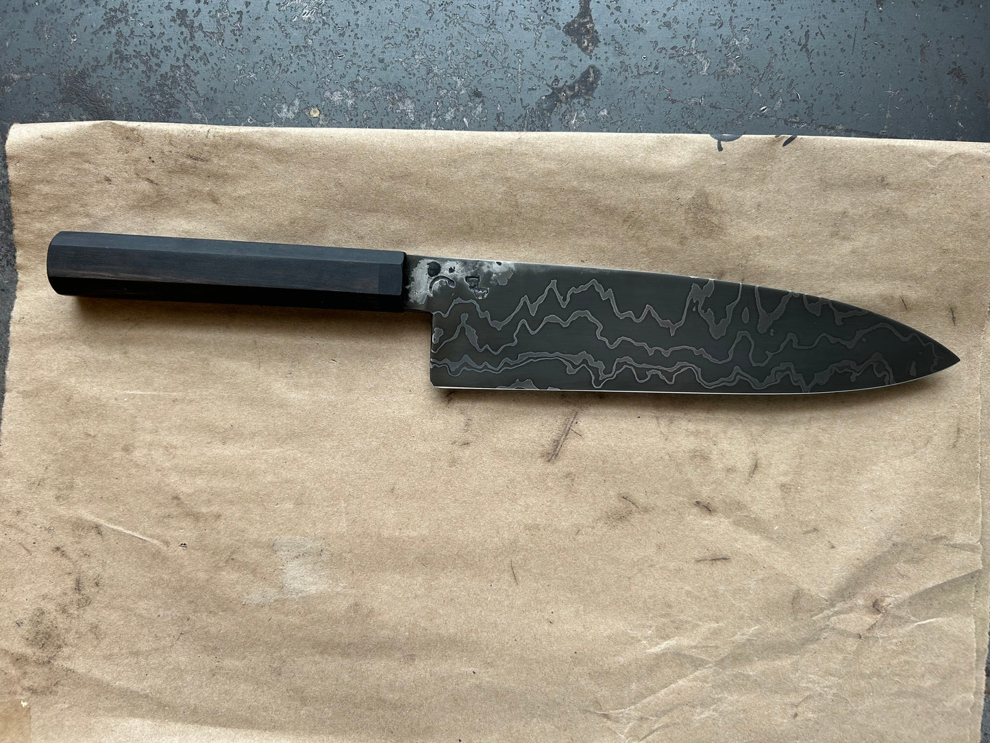 215 mm Damascus gyuto