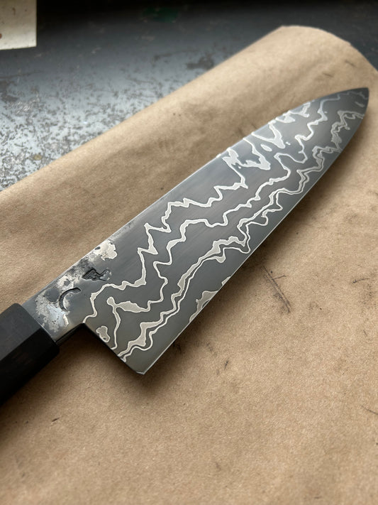 215 mm Damascus gyuto